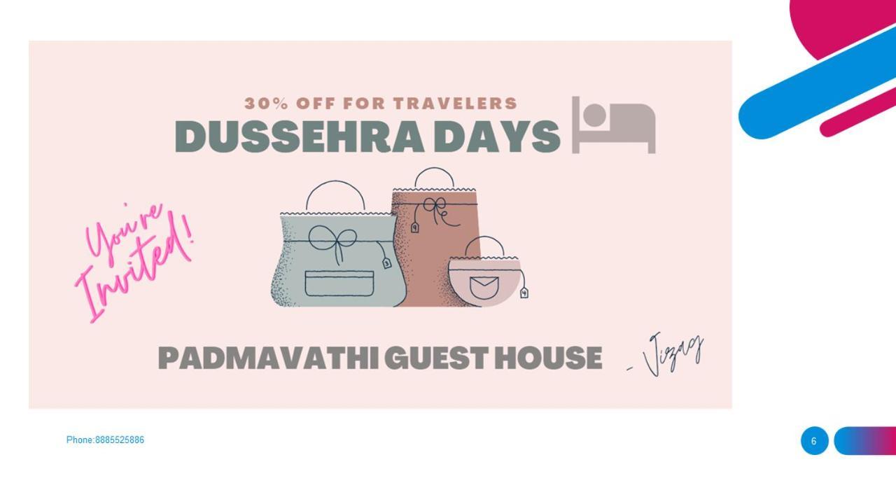 Padmavathi Family Guest House Visakhapatnam Exterior photo